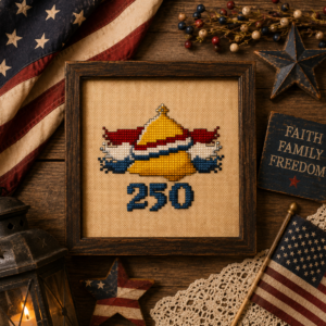 250 Years Cross Stitch Pattern