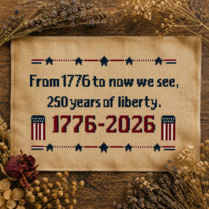 Liberty We See Cross Stitch Pattern