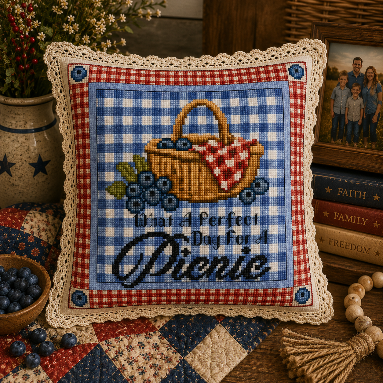 Perfect Picnic Cross Stitch Pattern - Image 2