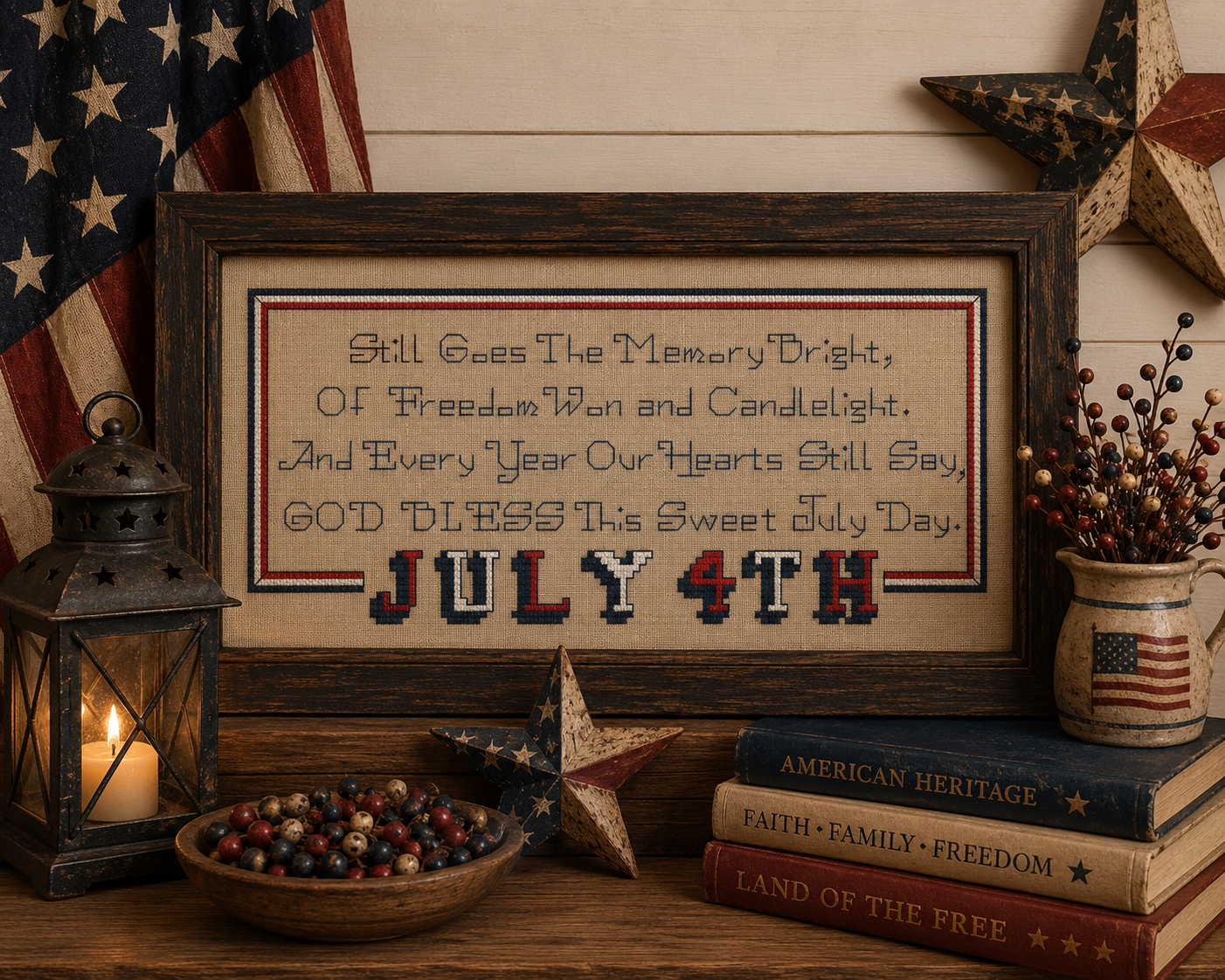 Sweet July Day Cross Stitch Pattern - Image 4