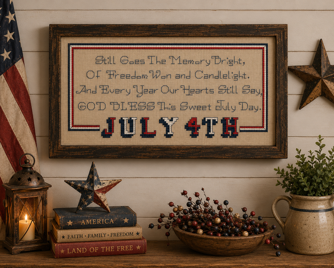 Sweet July Day Cross Stitch Pattern - Image 3