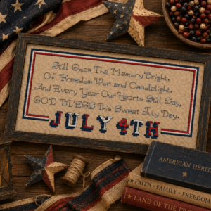 Sweet July Day Cross Stitch Pattern