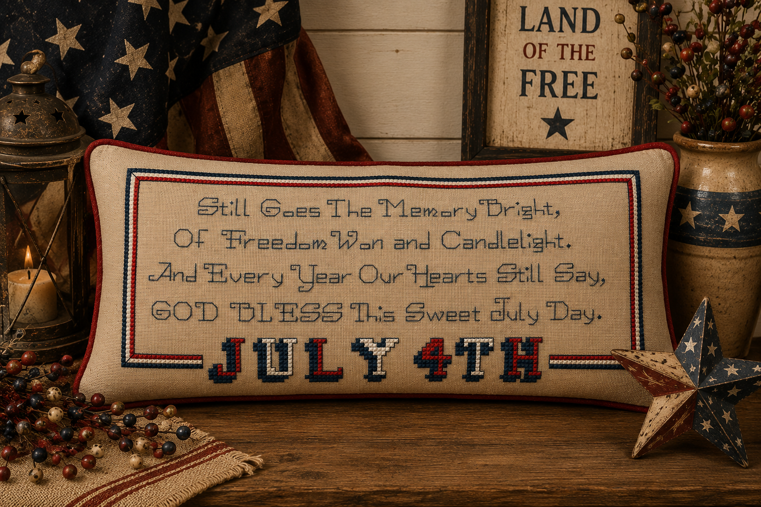 Sweet July Day Cross Stitch Pattern - Image 2