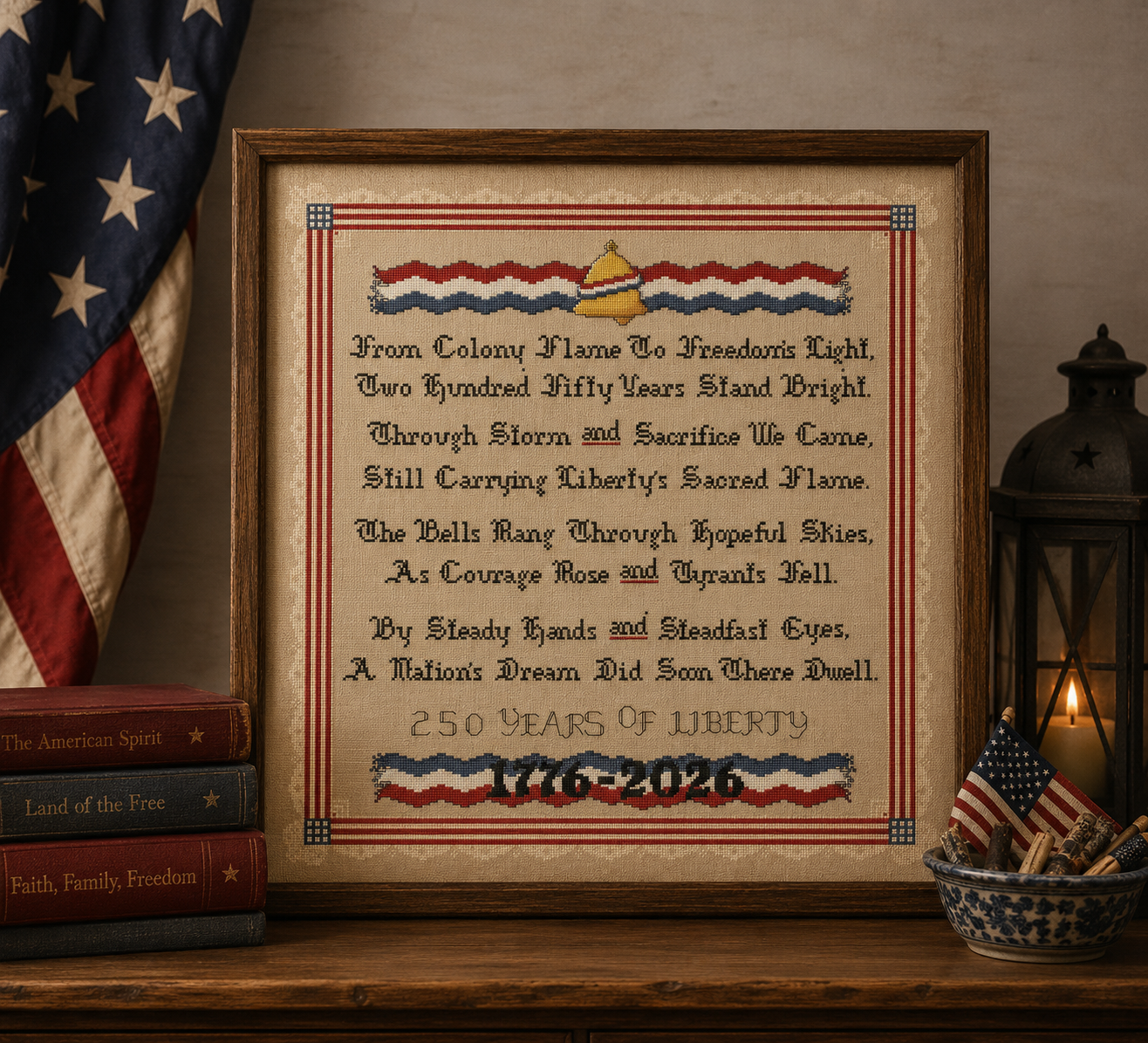 The Bells Rang Through Cross Stitch Pattern