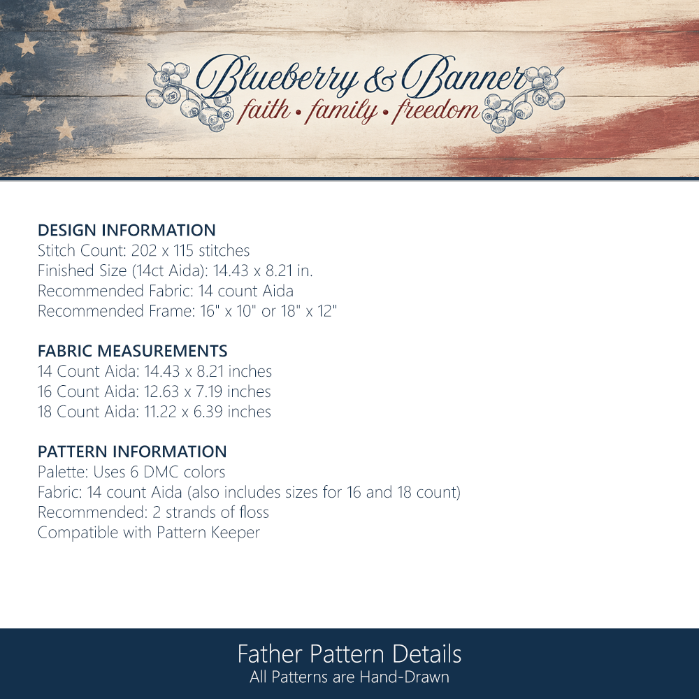 Fathers Cross Stitch Pattern - Image 5