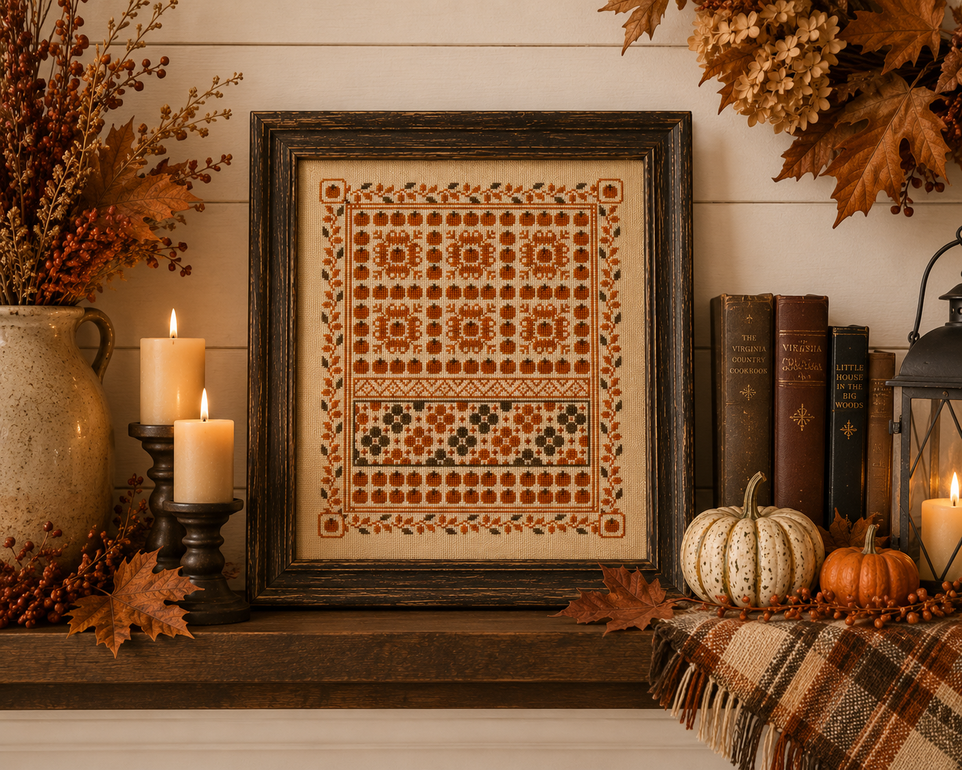 Harvest Sampler Cross Stitch Pattern - Image 4