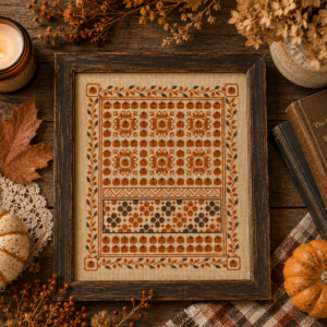 Harvest Sampler Cross Stitch Pattern
